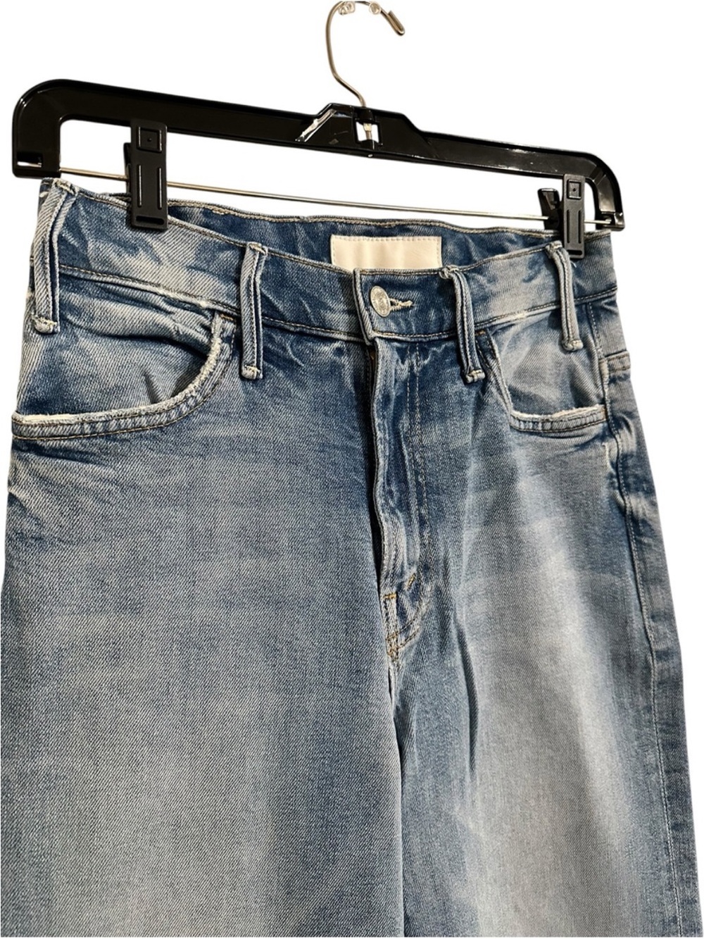 MOTHER The Hustler Roller Fray Wide Leg “I Confess” Jean - Picture 6 of 12
